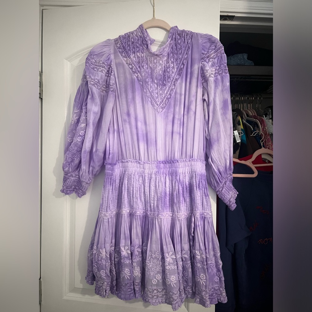 LoveShackFancy Viola Dress (excellent condition)